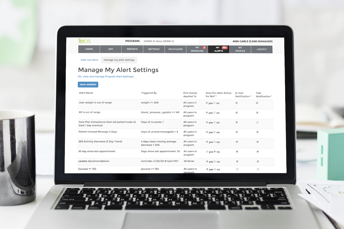 1bios Remote Monitoring and Alerts Software