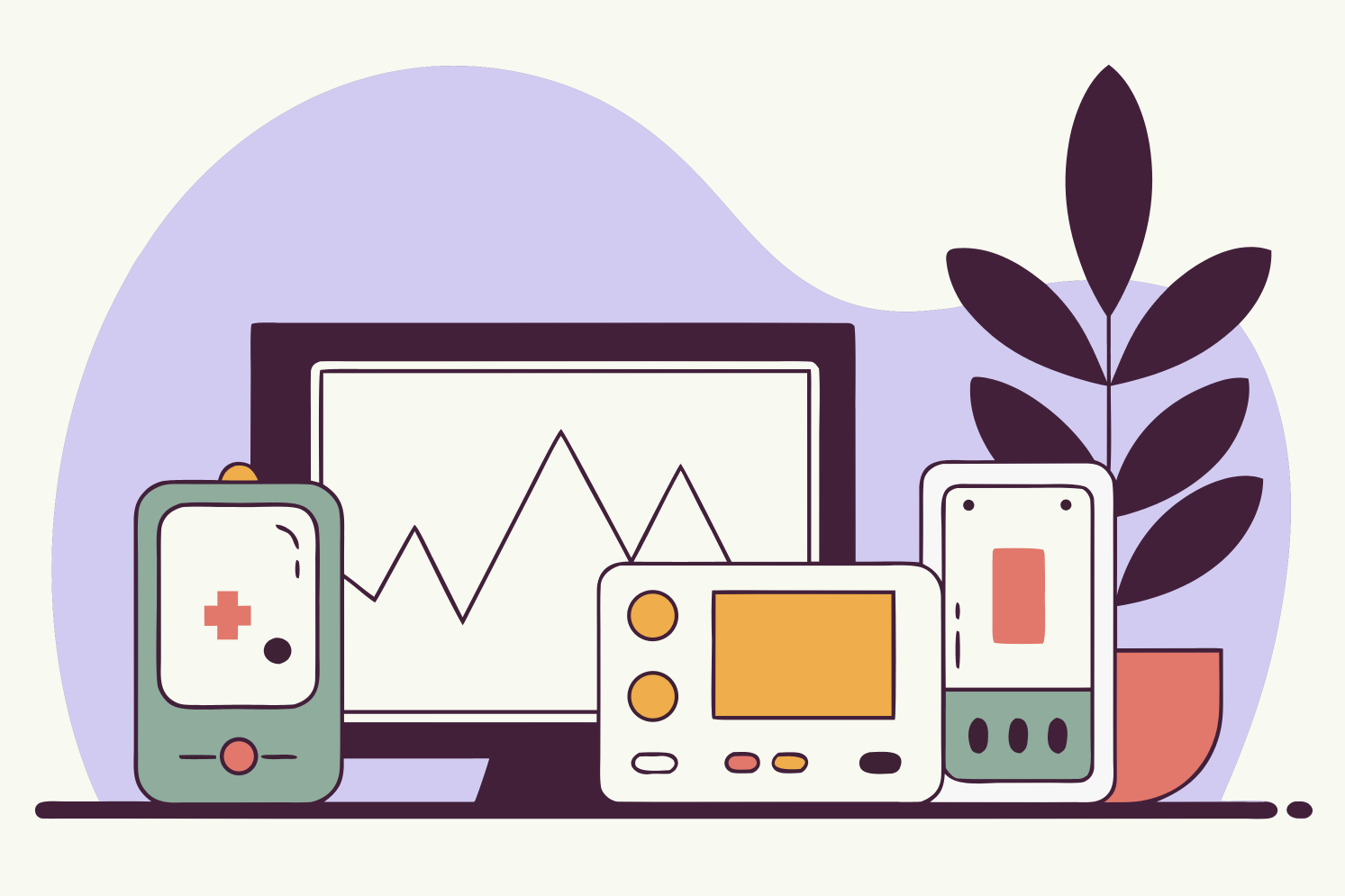 RPM device montage illustration