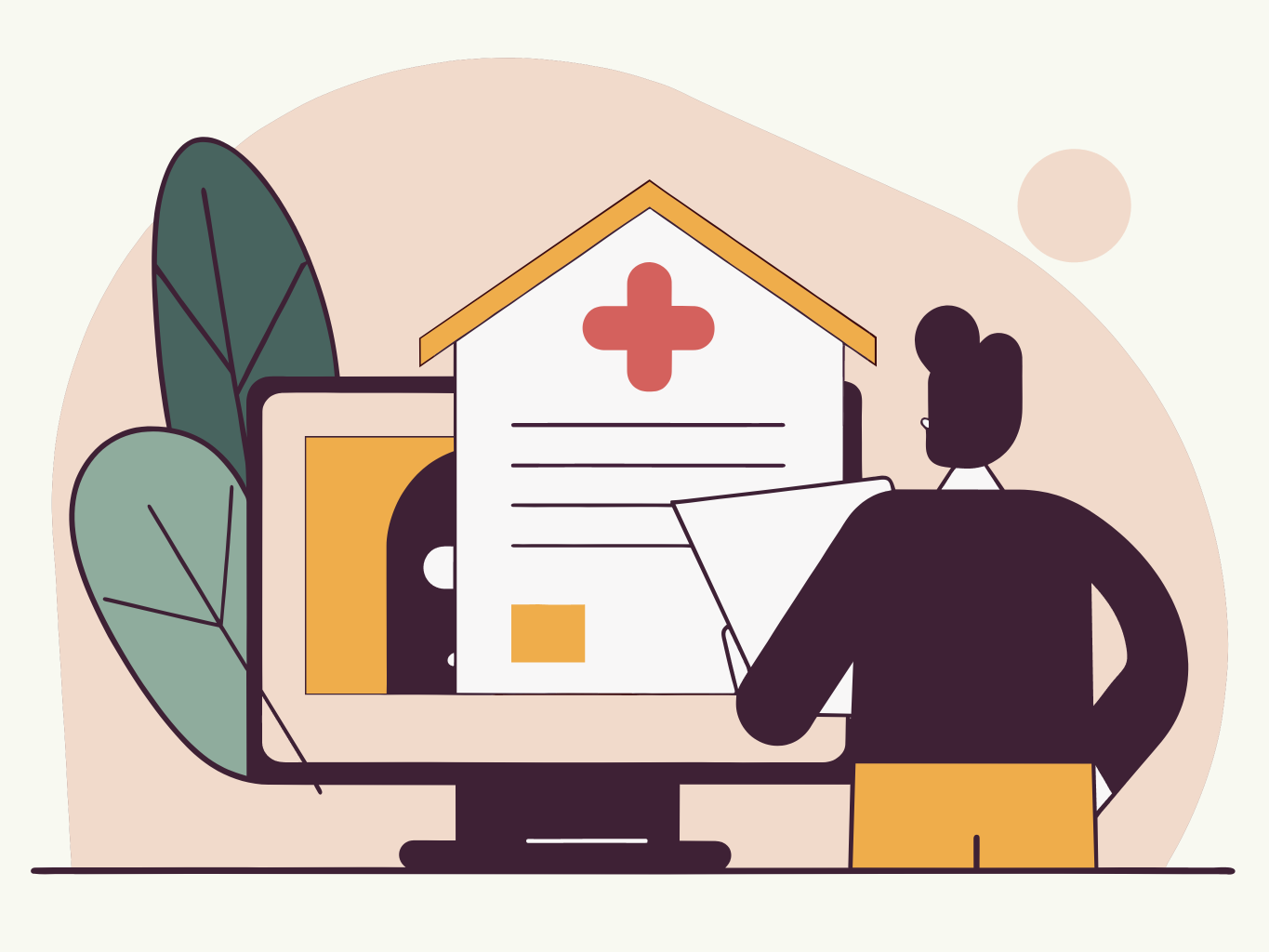 Illustration of medical billling